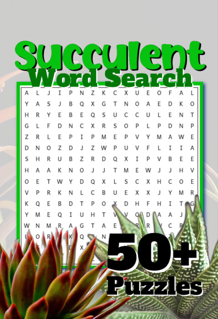 Succulent Word Search